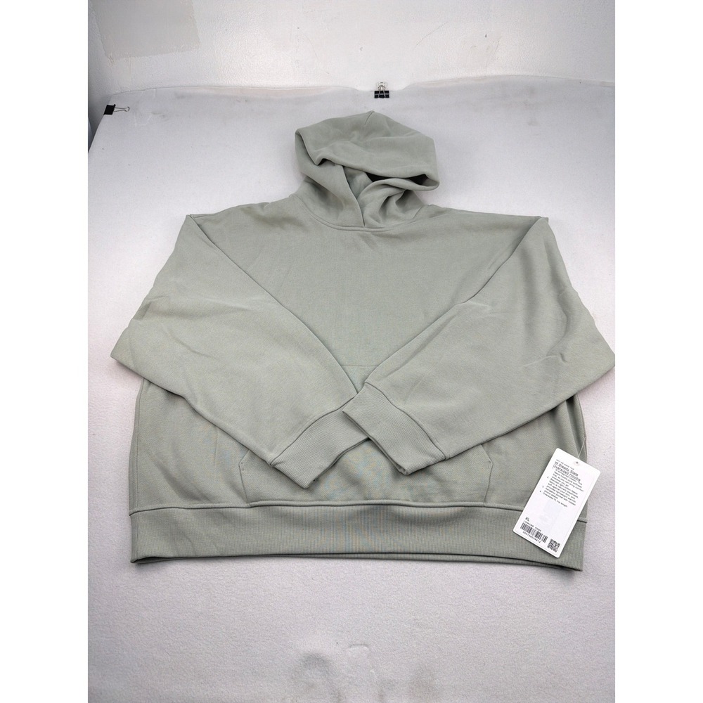 Lululemon W Steady State Oversized Hoodie Fog Green FOGN Size XL LW3KCRS